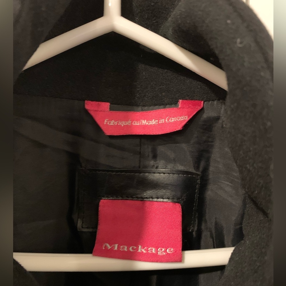 Mackage women winter with Leather Accents - Picture 4 of 5